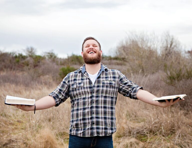 Man with Bible